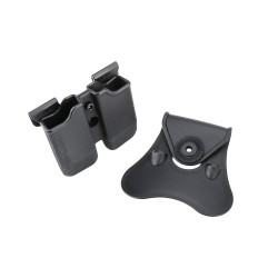 porte chargeur double glock noir